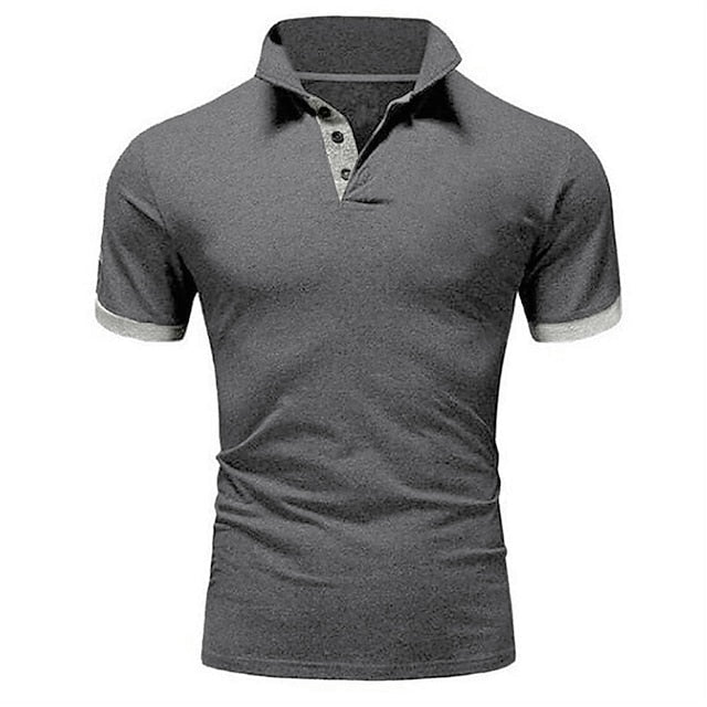 Heren Golf Polo Shirt Korte Mouw Zomer