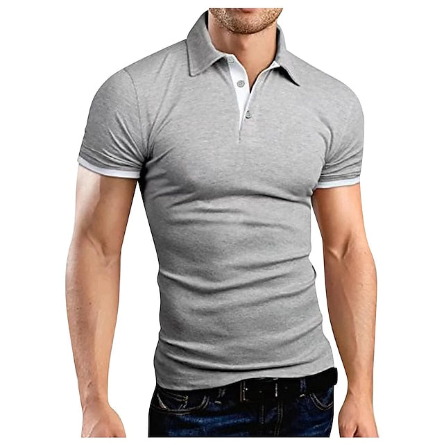 Heren Golf Polo Shirt Katoen Zomer