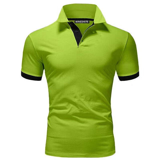 Heren Golf Polo Shirt Katoen Zomer