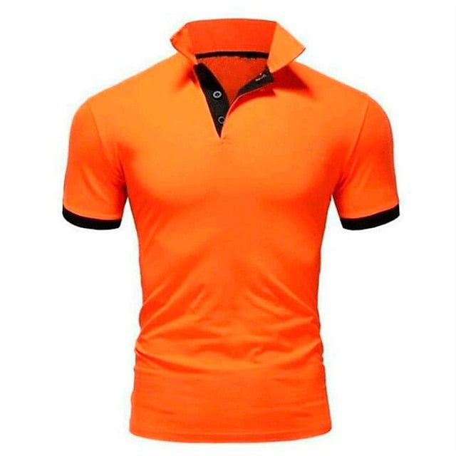 Heren Golf Polo Shirt Katoen Zomer
