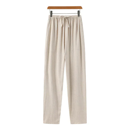 Mannen Pantalon Linnen Slim Fit Zomerbroek - StudioMarella