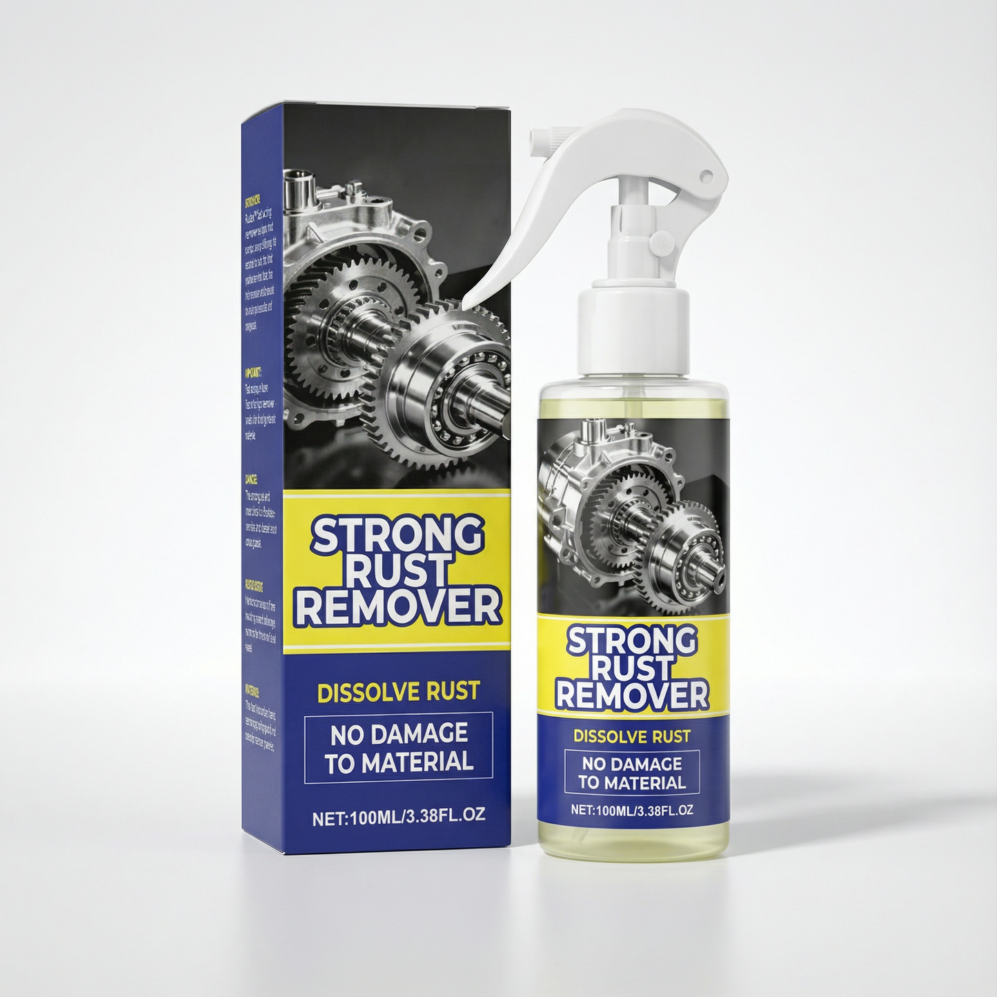 Roestverwijderaar Spray – Snel Werkend Roestoplosser voor Gereedschap, Auto-onderdelen en Metalen Voorwerpen