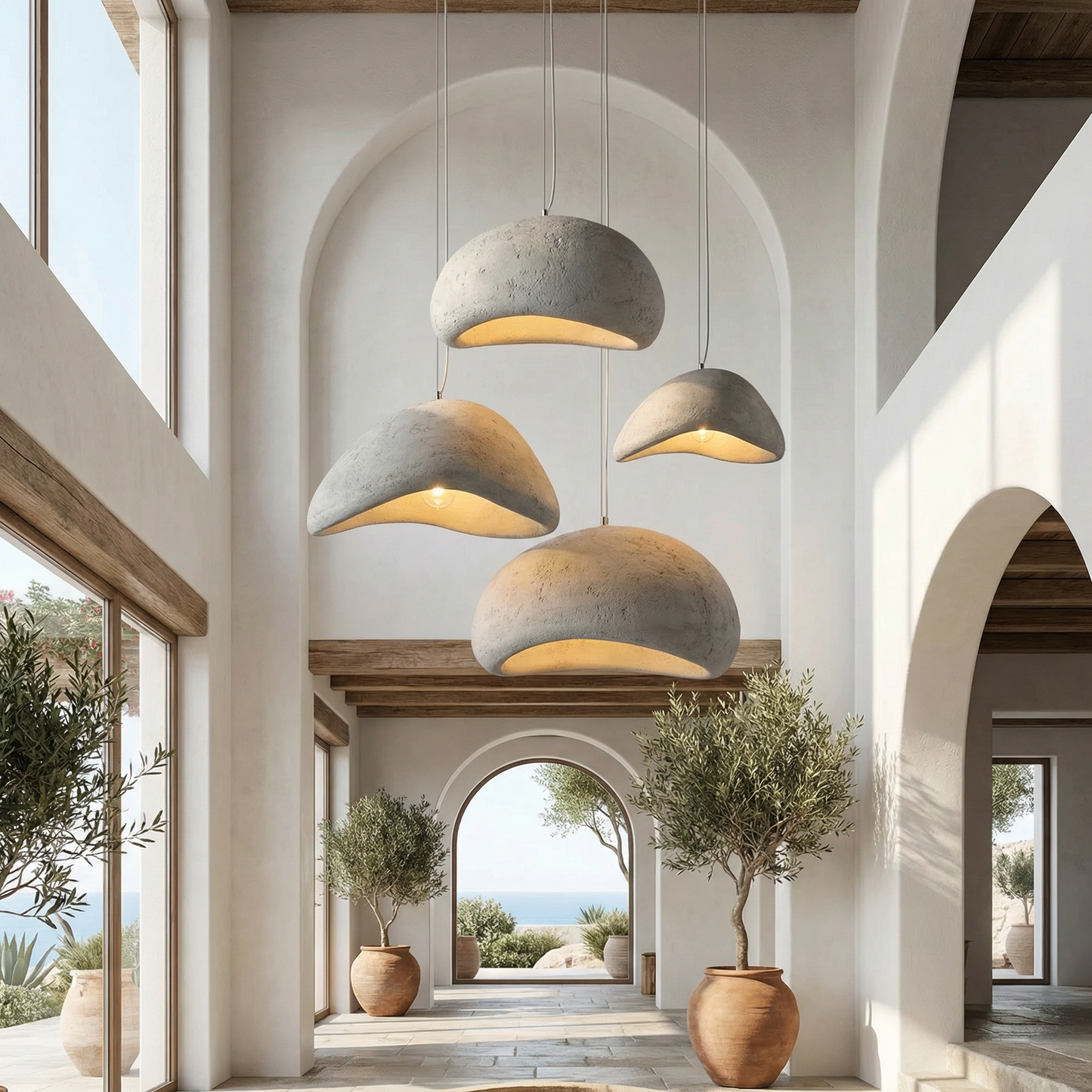 Minimalistisch Hanglampje Wabi Sabi Stijl Japanse Sfeerverlichting Eetkamer Woonkamer Hanglampen Scandinavische Verlichting Keukenlamp
