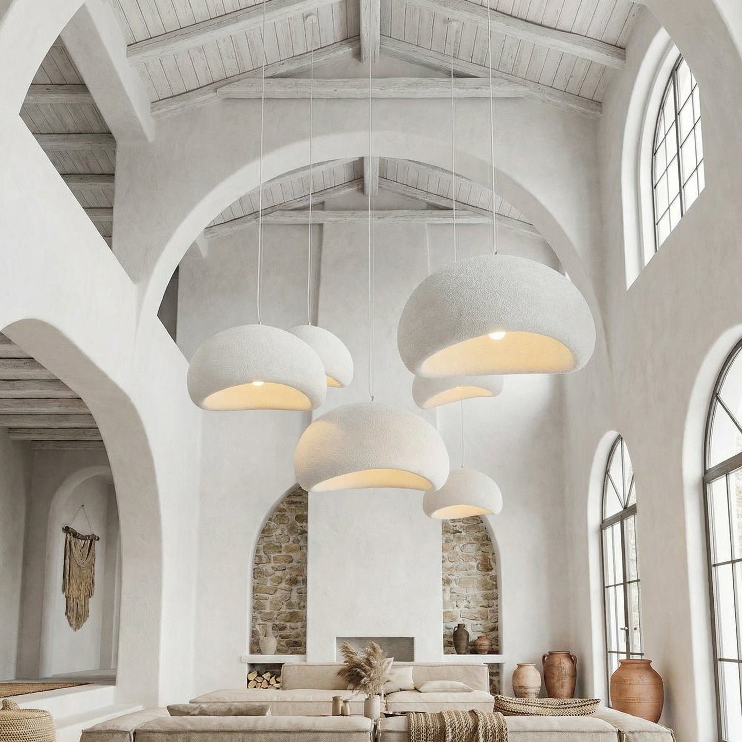Minimalistisch Hanglampje Wabi Sabi Stijl Japanse Sfeerverlichting Eetkamer Woonkamer Hanglampen Scandinavische Verlichting Keukenlamp