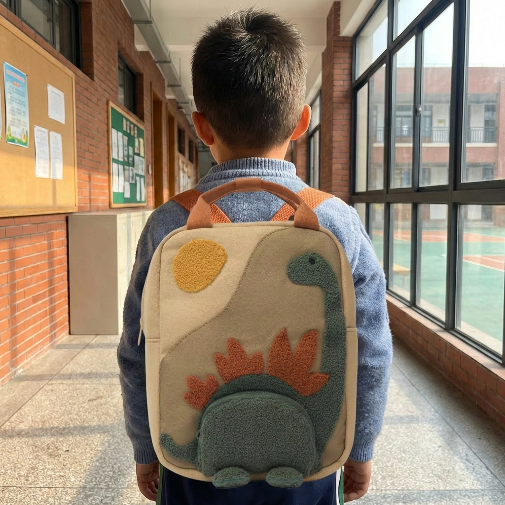 Kinderrugzak met Verstelbare Banden en Meerdere Vakken voor School Uitjes Dagelijks Gebruik Compact Formaat
