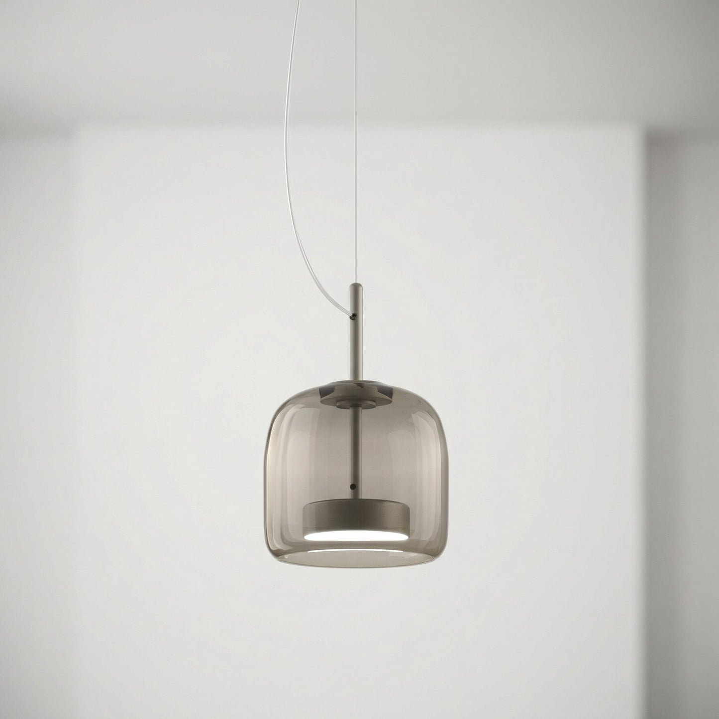 Scandinavische Glazen Hanglamp – Warm Sfeerlicht met Amber, Helder of Grijs Glas – Ø 15, 25 of 35 cm – Moderne Verlichting voor Keuken, Eetkamer en Woonkamer