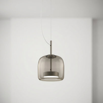 Scandinavische Glazen Hanglamp – Warm Sfeerlicht met Amber, Helder of Grijs Glas – Ø 15, 25 of 35 cm – Moderne Verlichting voor Keuken, Eetkamer en Woonkamer