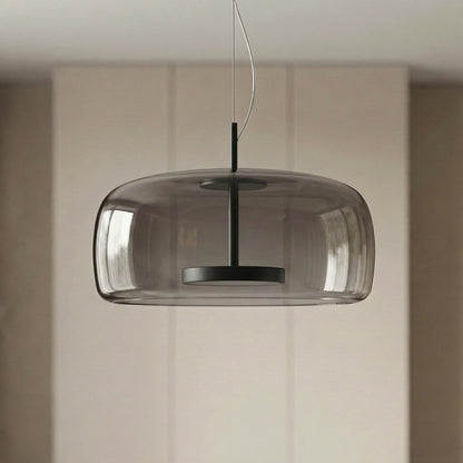 Scandinavische Glazen Hanglamp – Warm Sfeerlicht met Amber, Helder of Grijs Glas – Ø 15, 25 of 35 cm – Moderne Verlichting voor Keuken, Eetkamer en Woonkamer