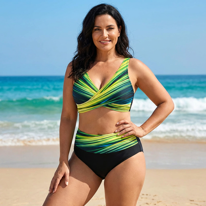 Dames Bikini Set Figuurvormend Elastisch