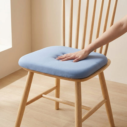 Stoelkussen Memory Foam 40x40cm Vierkant 4cm Dik Zitkussen voor Stoel Bureaustoel Auto Thuis Kantoor Reizen