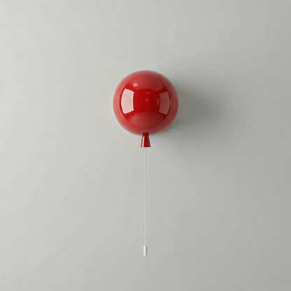 Bauhaus Ballon Wand- & Plafondlamp met Trekschakelaar – Design Verlichting voor Kinderkamer, Slaapkamer & Gang