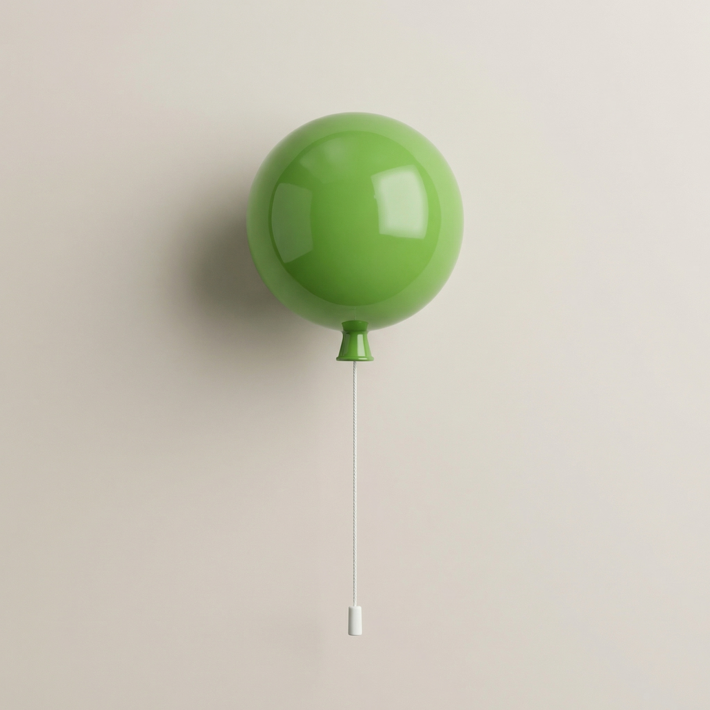 Bauhaus Ballon Wand- & Plafondlamp met Trekschakelaar – Design Verlichting voor Kinderkamer, Slaapkamer & Gang