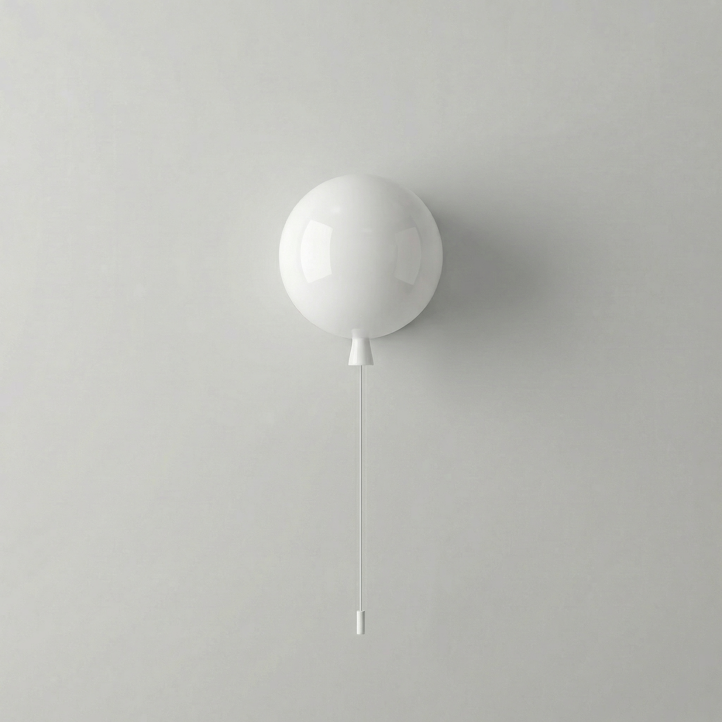 Bauhaus Ballon Wand- & Plafondlamp met Trekschakelaar – Design Verlichting voor Kinderkamer, Slaapkamer & Gang