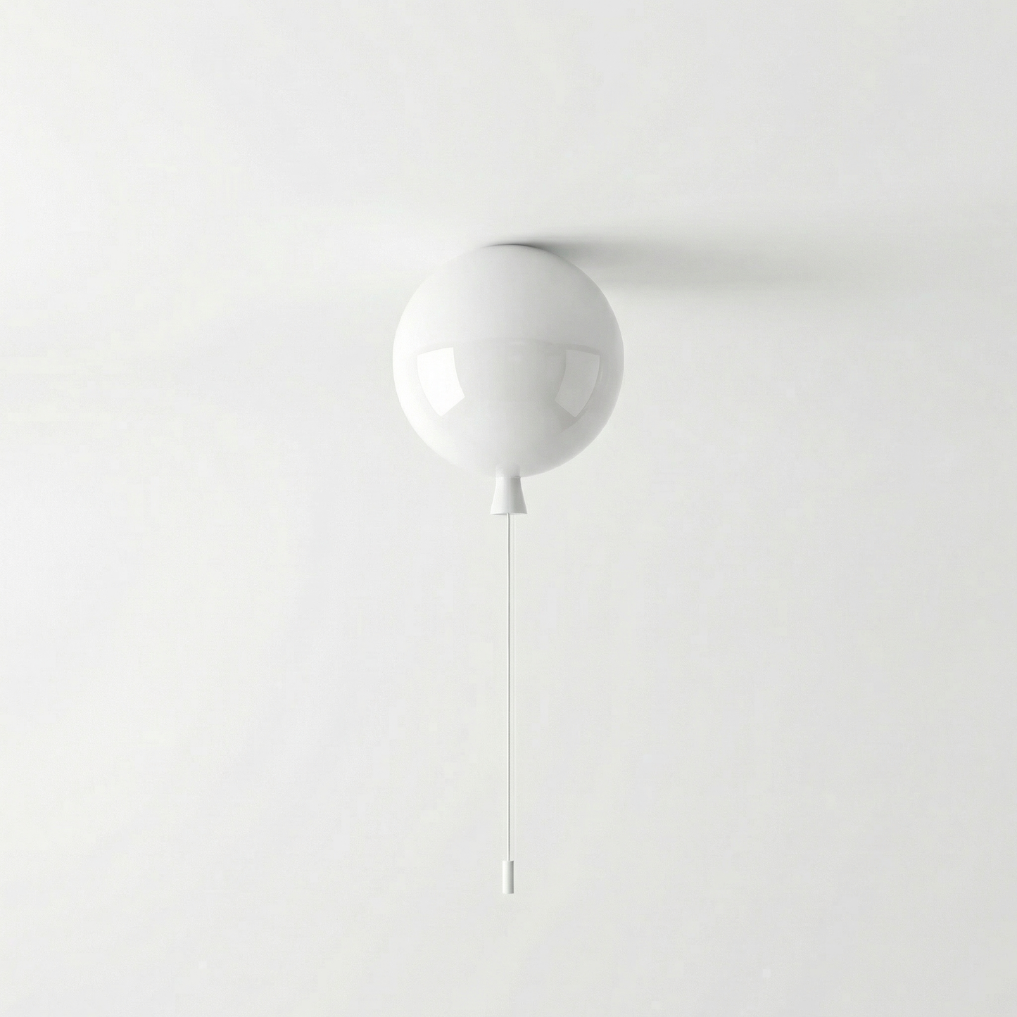 Bauhaus Ballon Wand- & Plafondlamp met Trekschakelaar – Design Verlichting voor Kinderkamer, Slaapkamer & Gang