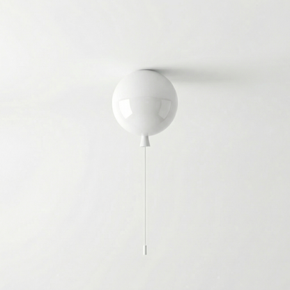 Bauhaus Ballon Wand- & Plafondlamp met Trekschakelaar – Design Verlichting voor Kinderkamer, Slaapkamer & Gang