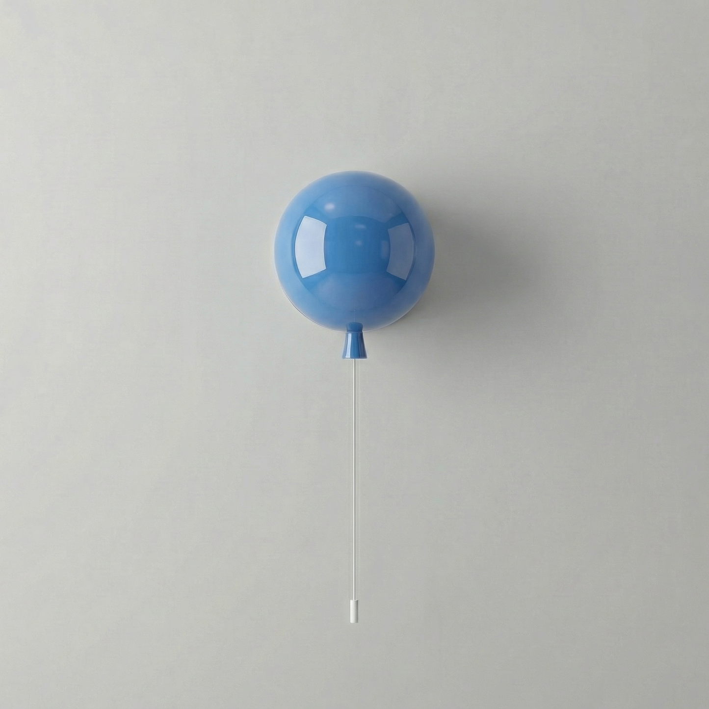 Bauhaus Ballon Wand- & Plafondlamp met Trekschakelaar – Design Verlichting voor Kinderkamer, Slaapkamer & Gang