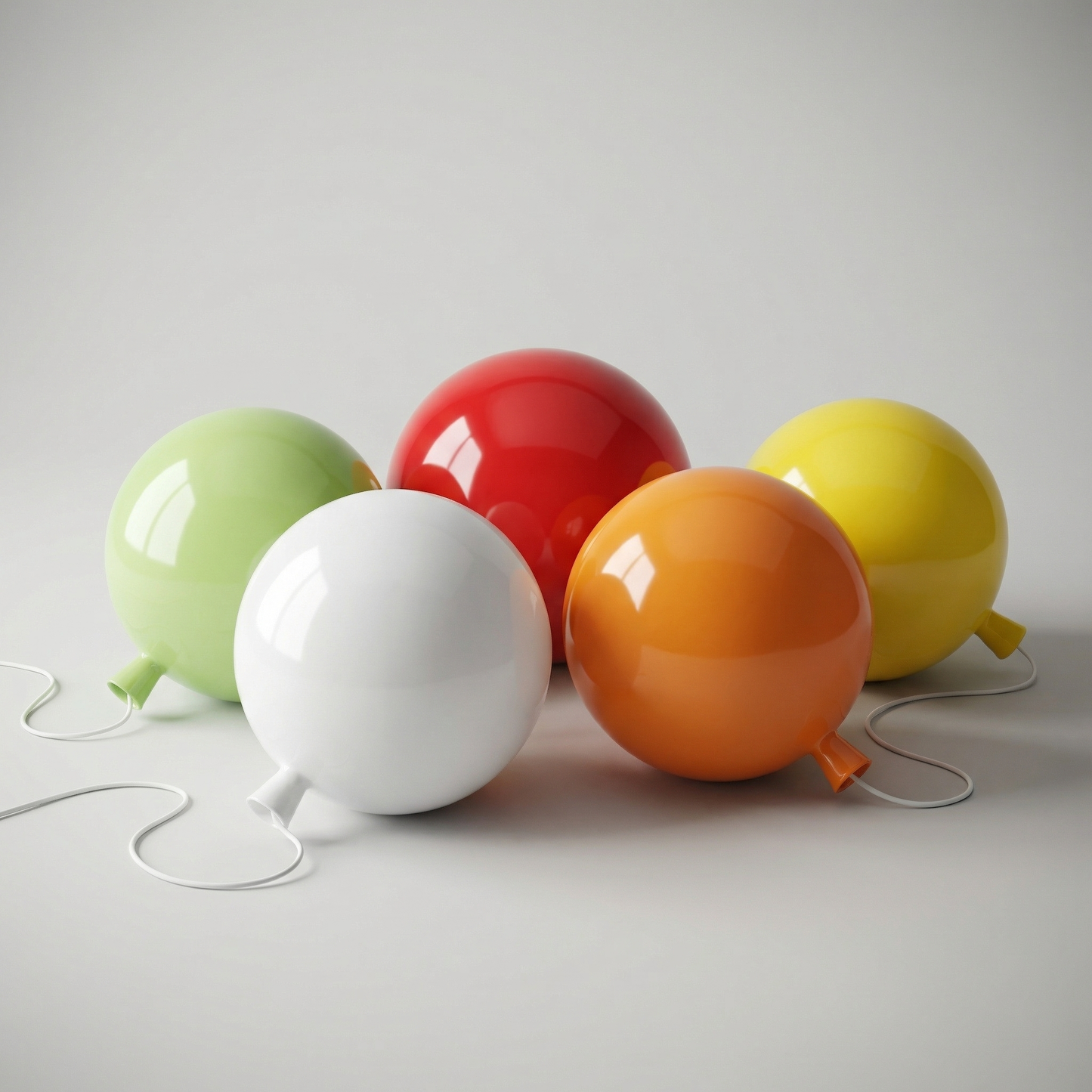 Bauhaus Ballon Wand- & Plafondlamp met Trekschakelaar – Design Verlichting voor Kinderkamer, Slaapkamer & Gang