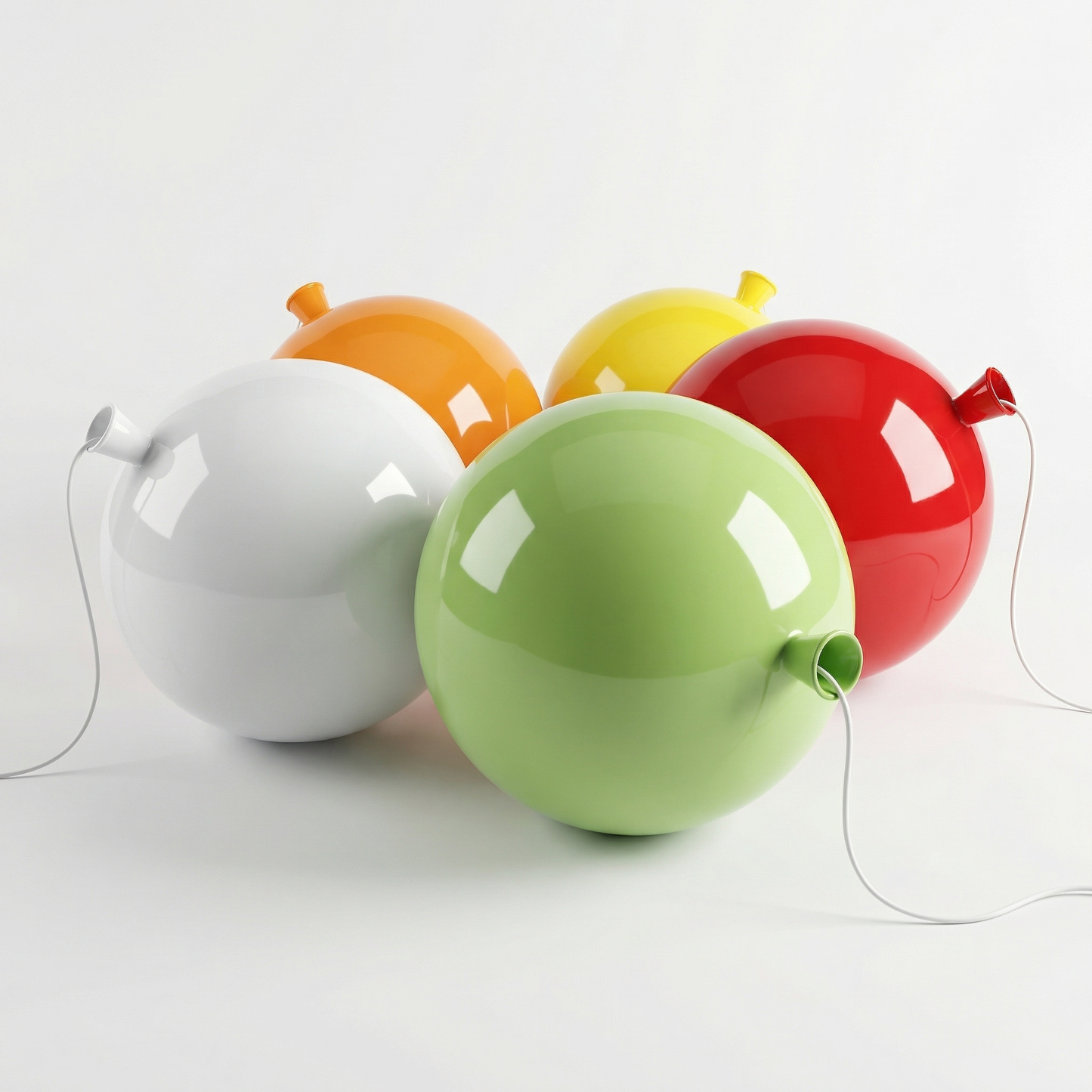 Bauhaus Ballon Wand- & Plafondlamp met Trekschakelaar – Design Verlichting voor Kinderkamer, Slaapkamer & Gang