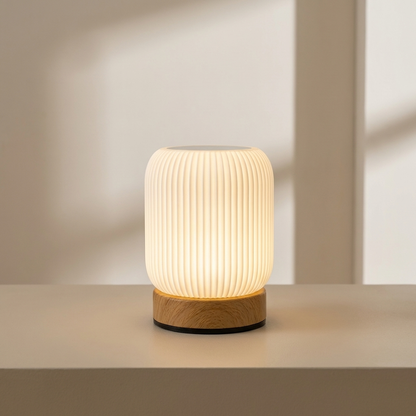 Aanraakgestuurde LED Nachtlamp Rond met USB Oplaadbare Batterij
