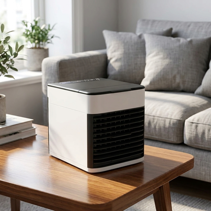 Draagbare Mini-Airco USB 28dB Fluistermotor Waterkoeling Kantoor & Thuis