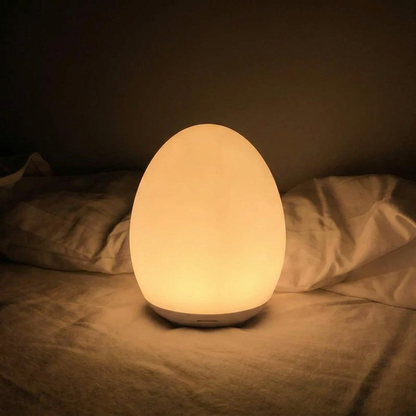 Touch Nachtlampje met RGB Kleuren en Warm Wit | Dimbaar LED Nachtlamp met 100 Uur Accuduur | Oplaadbaar Tafellampje voor Babykamer en Slaapkamer