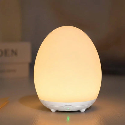 Touch Nachtlampje met RGB Kleuren en Warm Wit | Dimbaar LED Nachtlamp met 100 Uur Accuduur | Oplaadbaar Tafellampje voor Babykamer en Slaapkamer