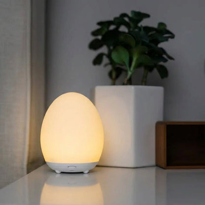 Touch Nachtlampje met RGB Kleuren en Warm Wit | Dimbaar LED Nachtlamp met 100 Uur Accuduur | Oplaadbaar Tafellampje voor Babykamer en Slaapkamer