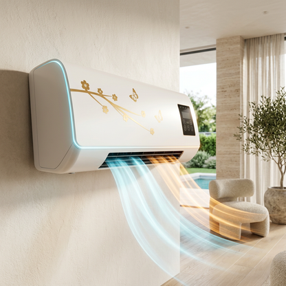 Mobiele Airco Zonder Slang Verwarming en Koeling 11-20 m² Slaapkamer Kantoor Zonder Buitenunit Mini Airco Draagbaar Caravan Appartement