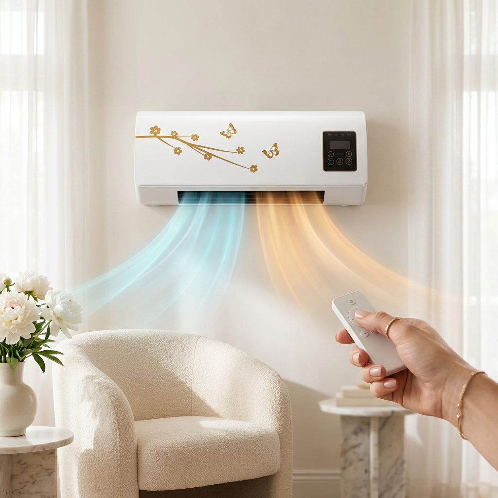 Mobiele Airco Slaapkamer Zonder Slang Stil Koelen Verwarmen 11-20 m² Mini Airco Klein Zolderkamer Draagbaar Nachtrust Kleine Ruimte