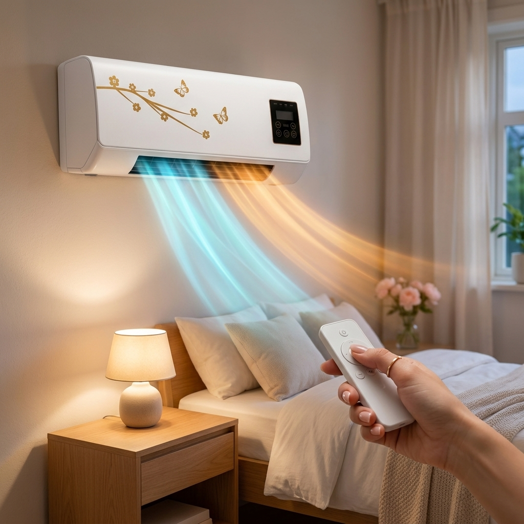 Mobiele Airco Slaapkamer Zonder Slang Stil Koelen Verwarmen 11-20 m² Mini Airco Klein Zolderkamer Draagbaar Nachtrust Kleine Ruimte