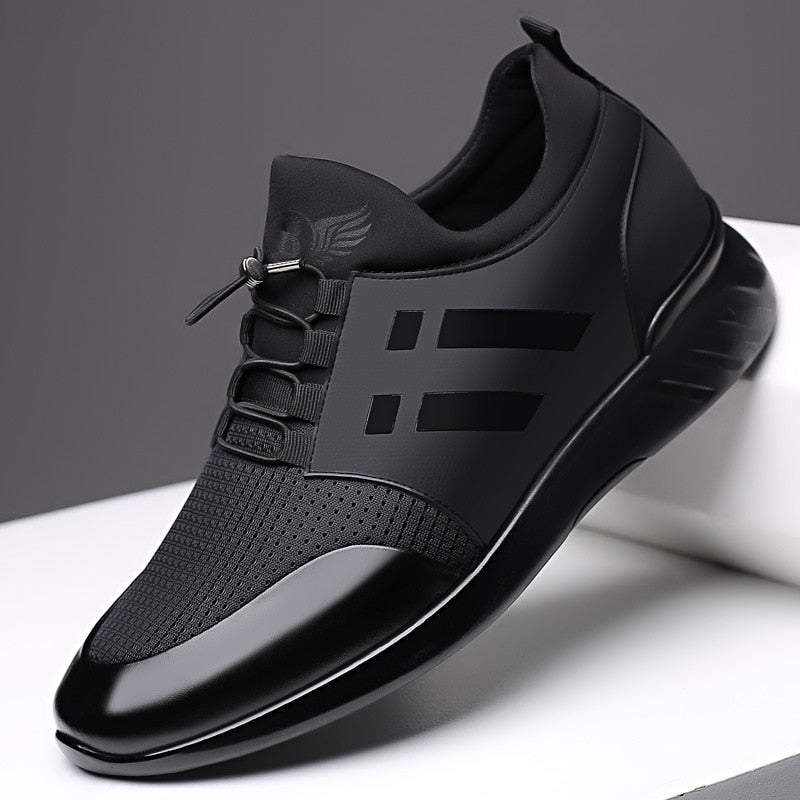 Hoge Mannen Sneaker met Dikke Zool Sportief Design - StudioMarella