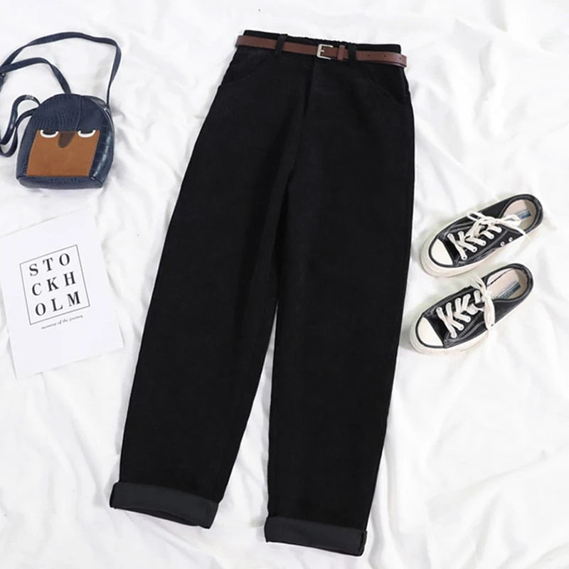 Dames Broek Corduroy Zacht en Comfortabel - StudioMarella