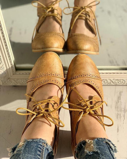 Dames Orthopedische Schoenen Vintage Stijl Antislip Zool