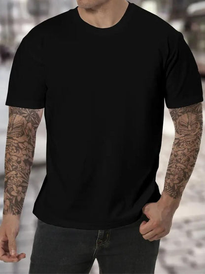 Hoge Hals T-Shirt in de kleur Wit voor heren in stijl ideaal voor de lente.