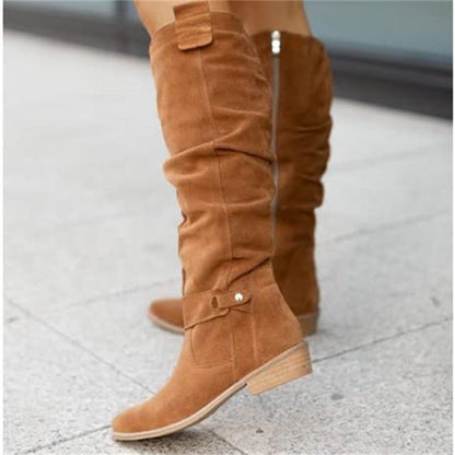 Dameslaarzen Hoge Boots Comfortabele Schoenen