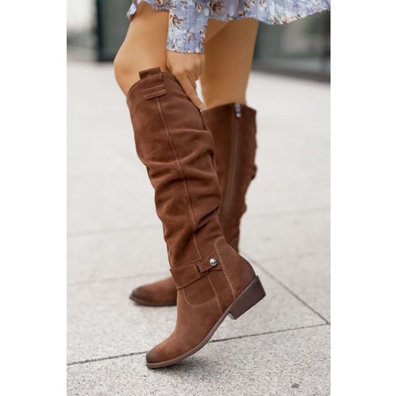 Dameslaarzen Hoge Boots Comfortabele Schoenen