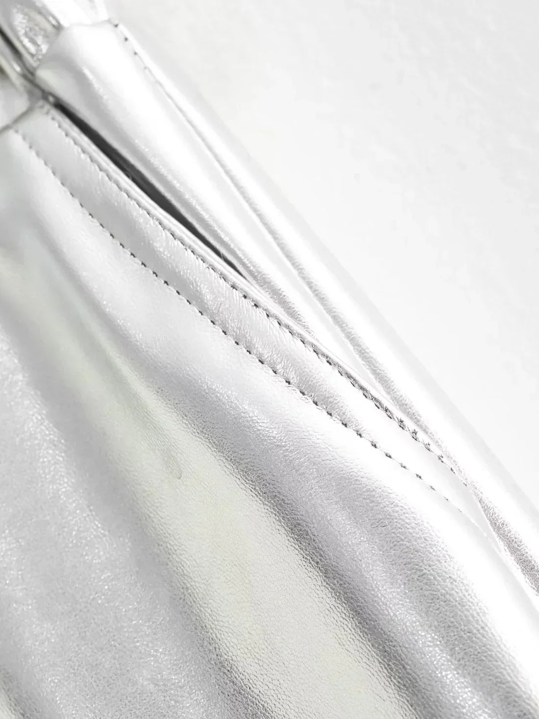 Vrouwelijke Broek met Vossenprint Zilveren Kleur