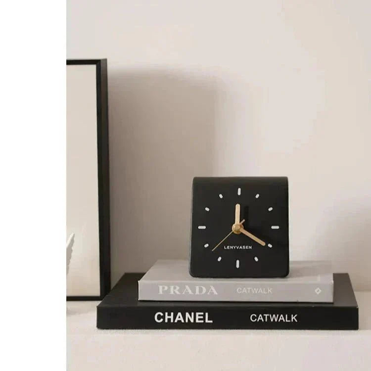 Keramische Bureauklok Met Stil Quartz Uurwerk Voor Bureau En Nachtkastje