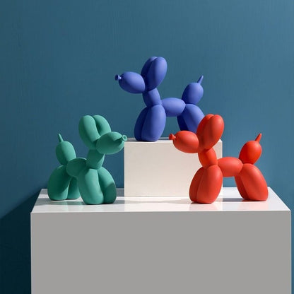 Decoratief ballon hond beeld van resin voor moderne woondecoratie