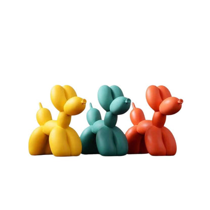 Decoratief ballon hond beeld van resin voor moderne woondecoratie