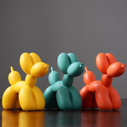 Decoratief ballon hond beeld van resin voor moderne woondecoratie