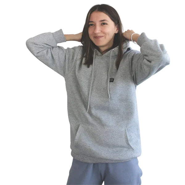 Verwarmde Unisex Hoodie met Verwarmingselement