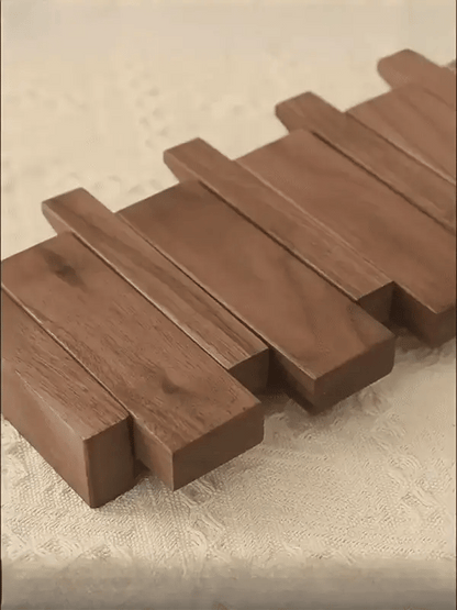 Wandkapstok Piano Vorm Hout Walnoot Beuken 4 6 8 Haken Scandinavisch Design Jashaken Wandmontage Organizer Hal