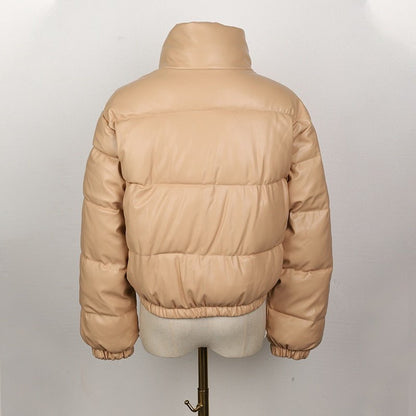 Vegan Leren Jas Waterafstotend Quilted Dames Model