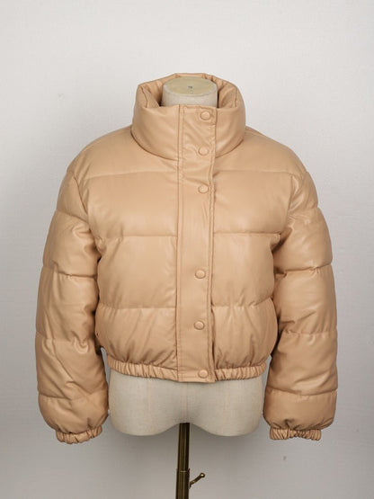 Vegan Leren Jas Waterafstotend Quilted Dames Model