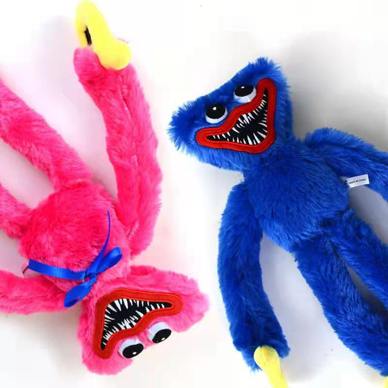 Knuffel Fantasiefiguur 40cm Zacht Gevuld Pluche Speelkameraad Kinderkamer Decoratie Blauw Rood Knuffeldier
