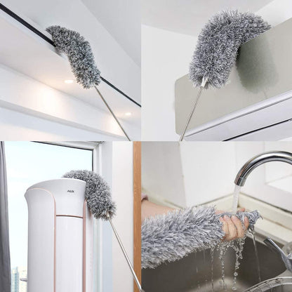 Telescopische Plumeau Uitschuifbaar 86-280 cm Microvezel Plafond Hoge Plekken Stofafnemer Plumeaustaaf Lang Schoonmaakmiddel Vloer tot Plafond