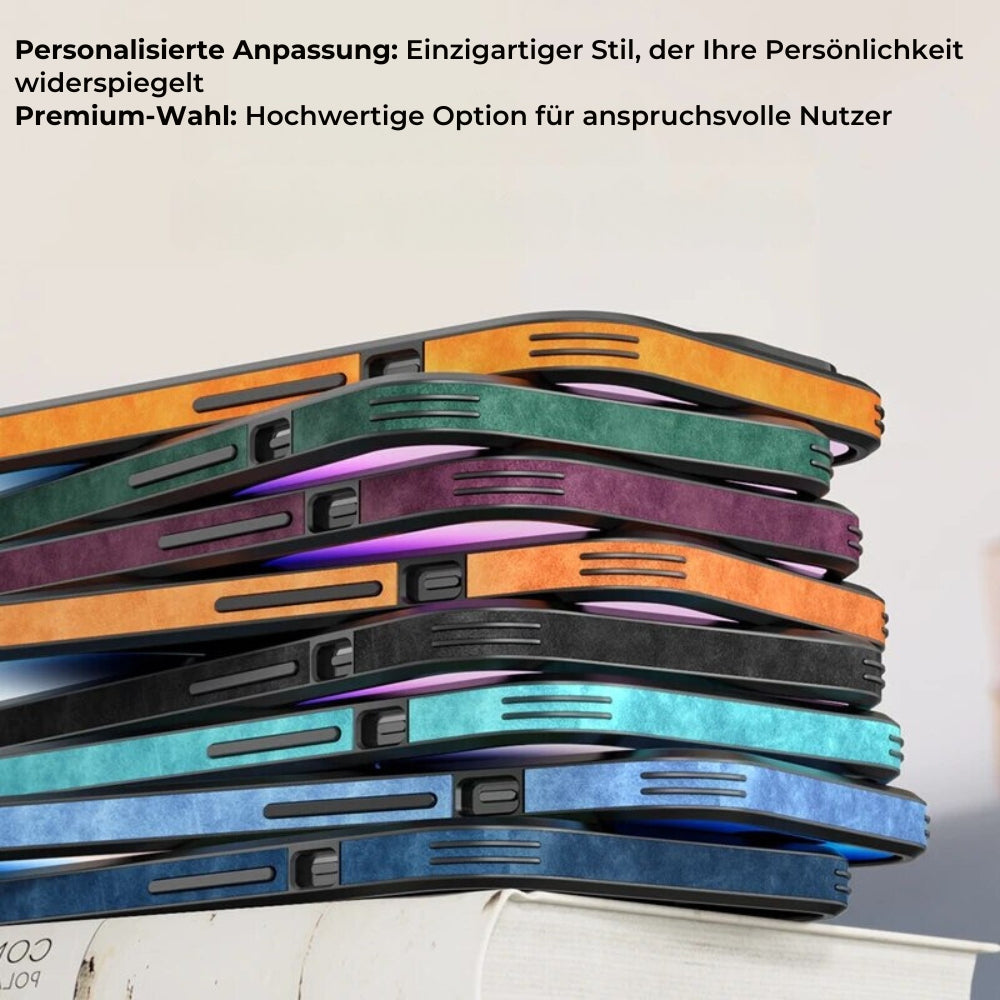 Smartphone Hoesje in Leerlook — Slank Design met Valbescheming & MagSafe-Compatibiliteit voor iPhone 16/15/14/13/12