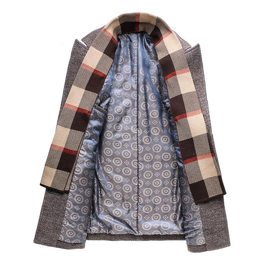 Herenjas Warm Wollen Stijlvol Koninklijk Design - StudioMarella