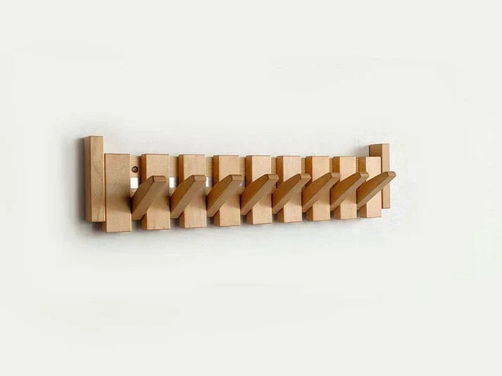 Decoratieve Wandkapstok Hout Piano-Design 4-8 Haken Hallway Organizer Scandinavisch Interieur Garderobe